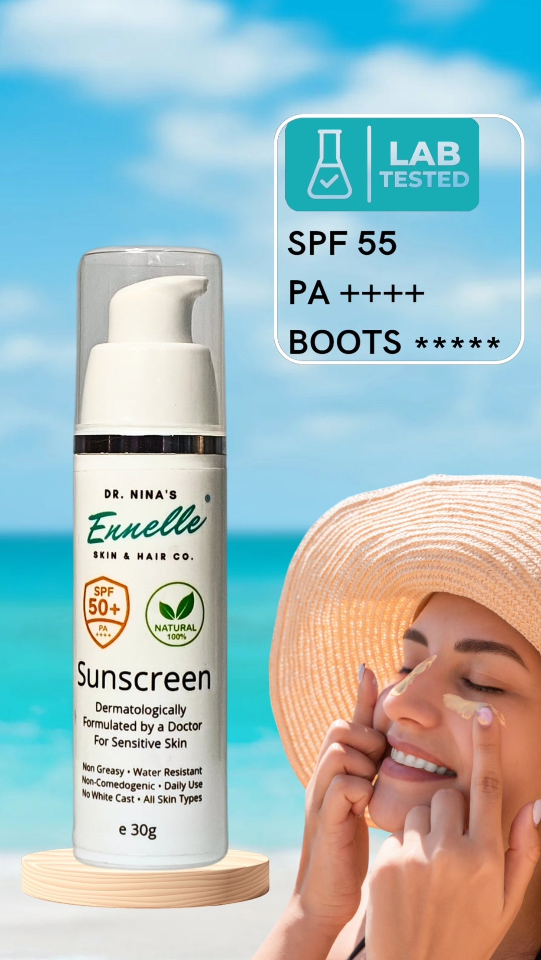 Sunscreen (SPF 50+ PA++++ Boots *****)