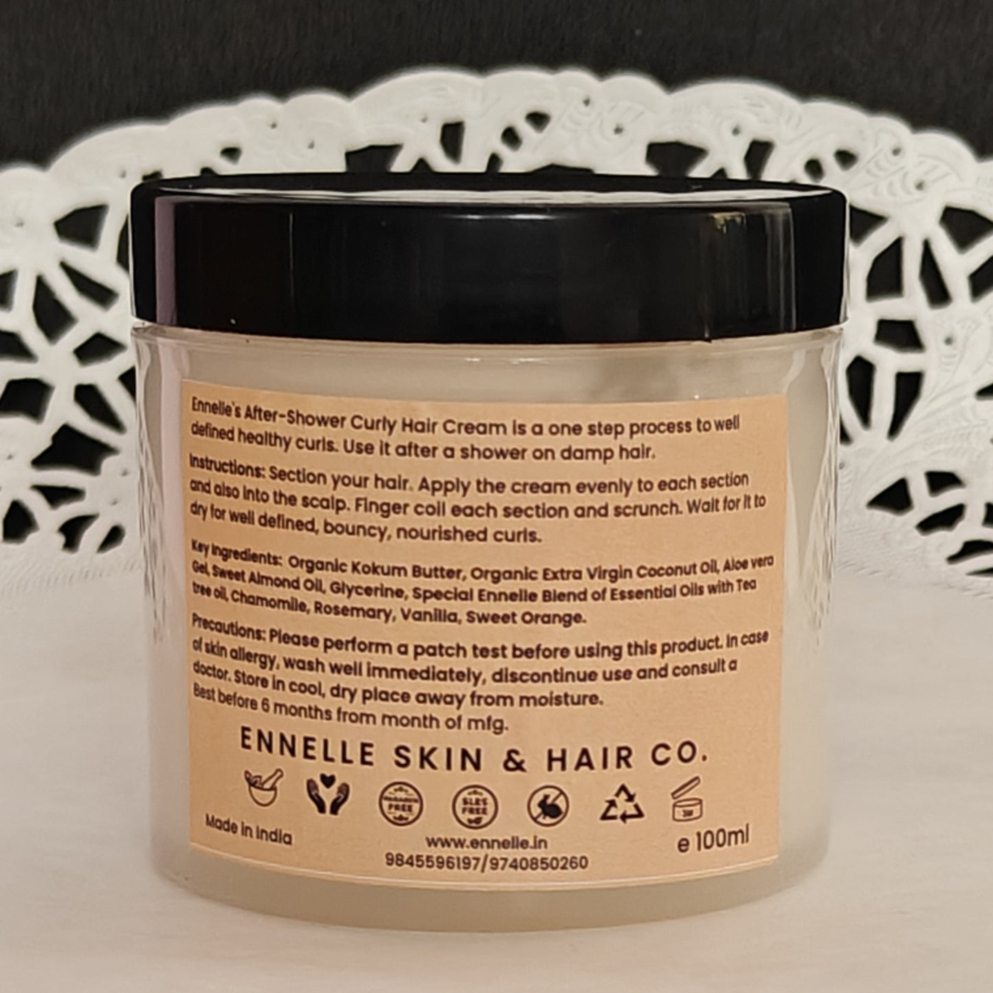 Nourishing Hair Cream for Curly Hair