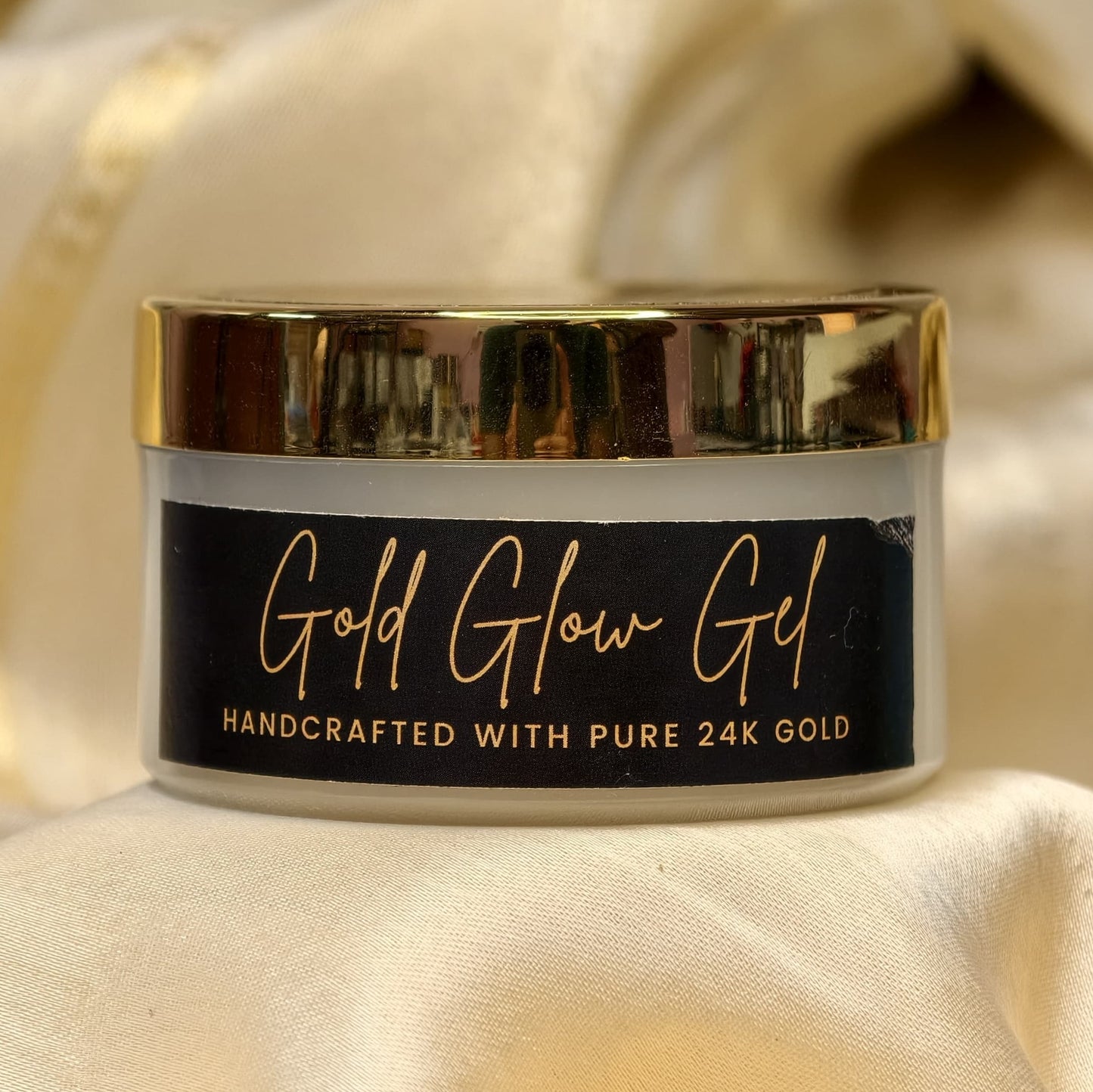 Gold Glow Gel - 24K Pure Gold Lightweight Gel Moisturiser 50ml