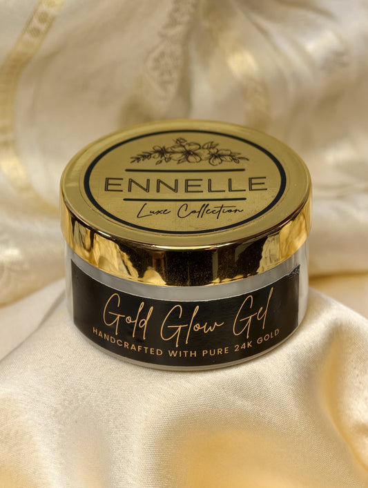 Gold Glow Gel - 24K Pure Gold Lightweight Gel Moisturiser 50ml