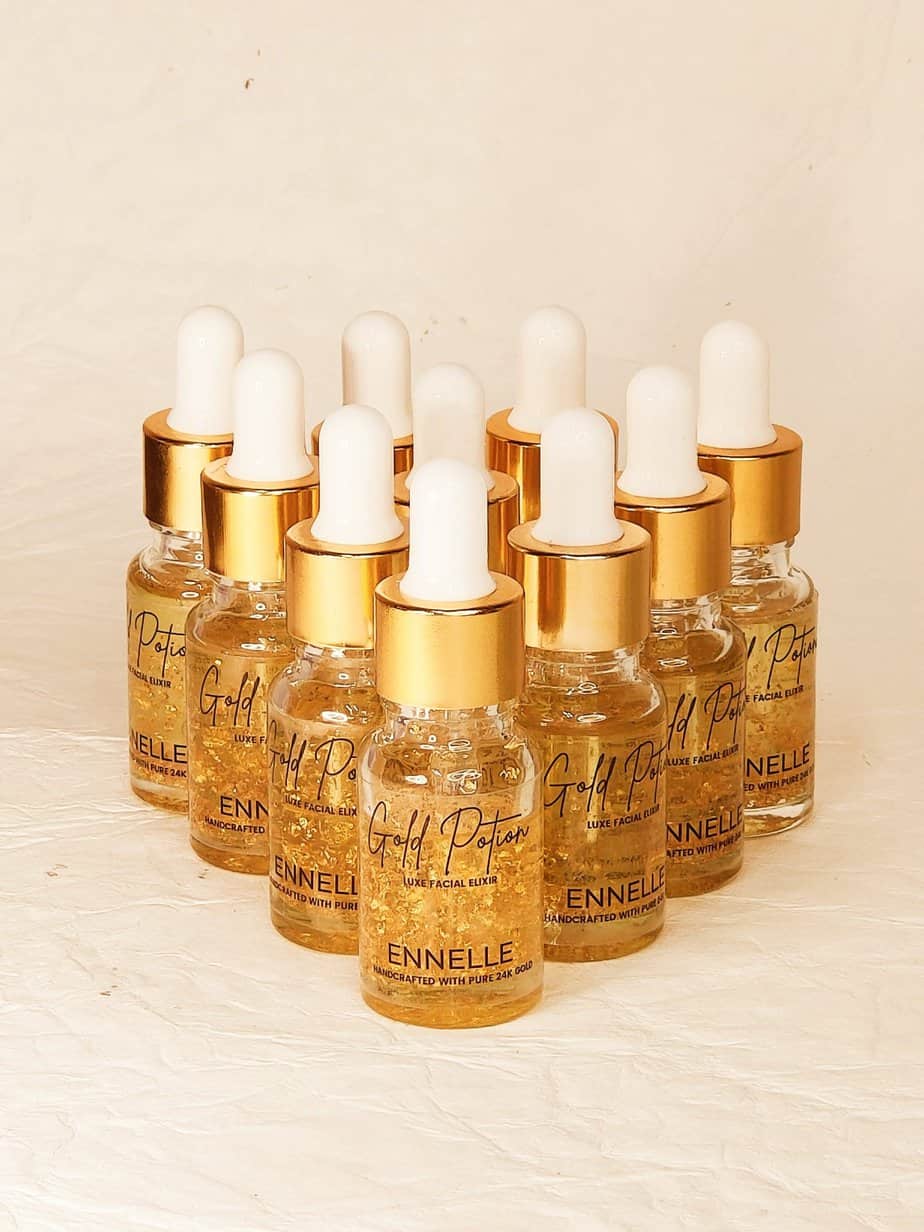 24K Pure Gold Luxe Facial Elixir - Gold Potion